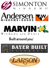 Marvin, Simonton, Anderson and Bayer Built Windows and Doors